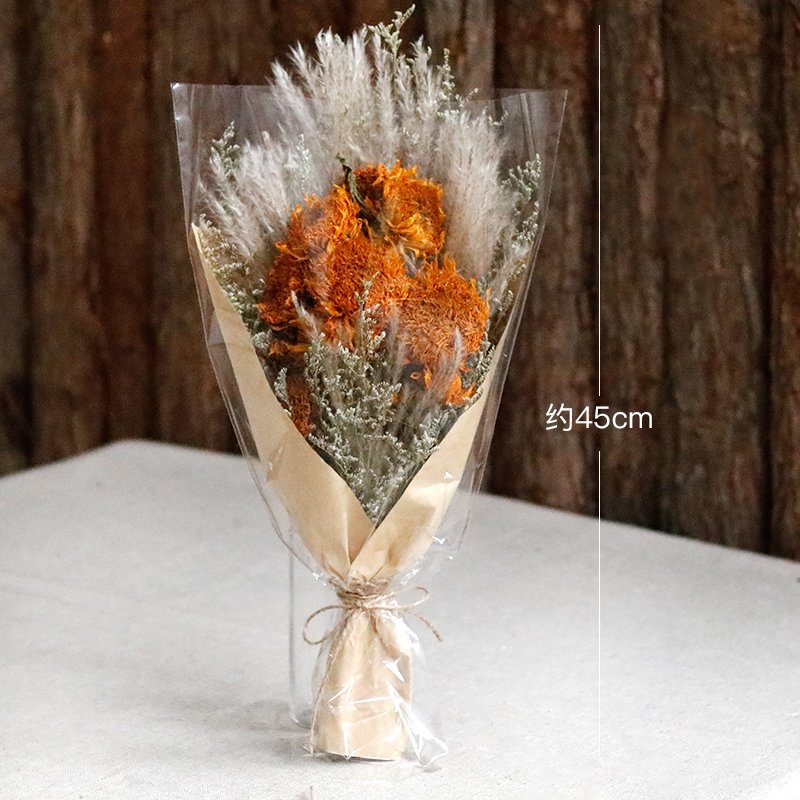 CH-063 Hot Sale Product Nature plants Real Lover's grass Dried Sunflowers mixed bouquet Decorative flower for Home Decor Lov