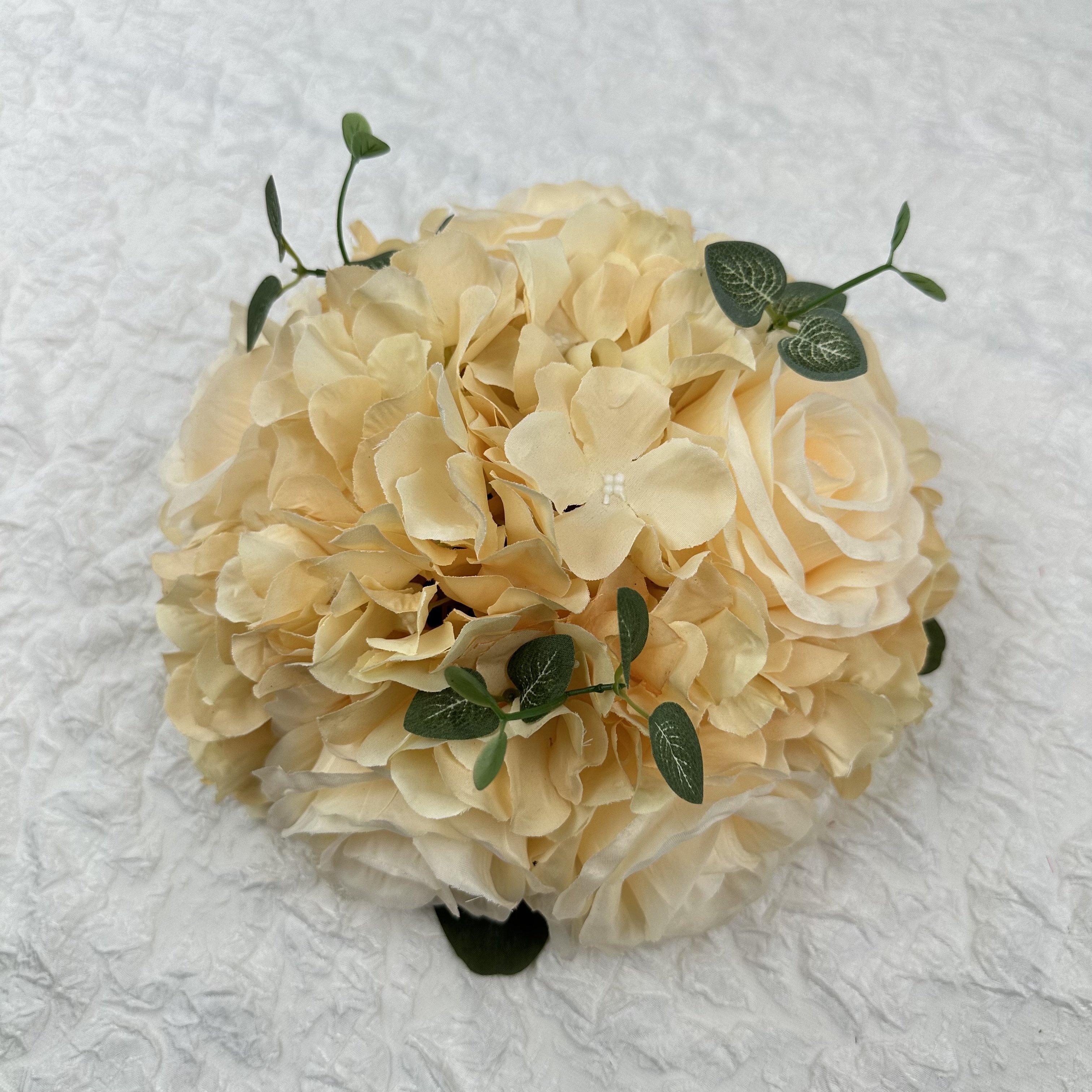 Wholesale Cheap High Quality Artificial Flower Small Dried Flowers 25Cm Artificial Rose Flower Ball