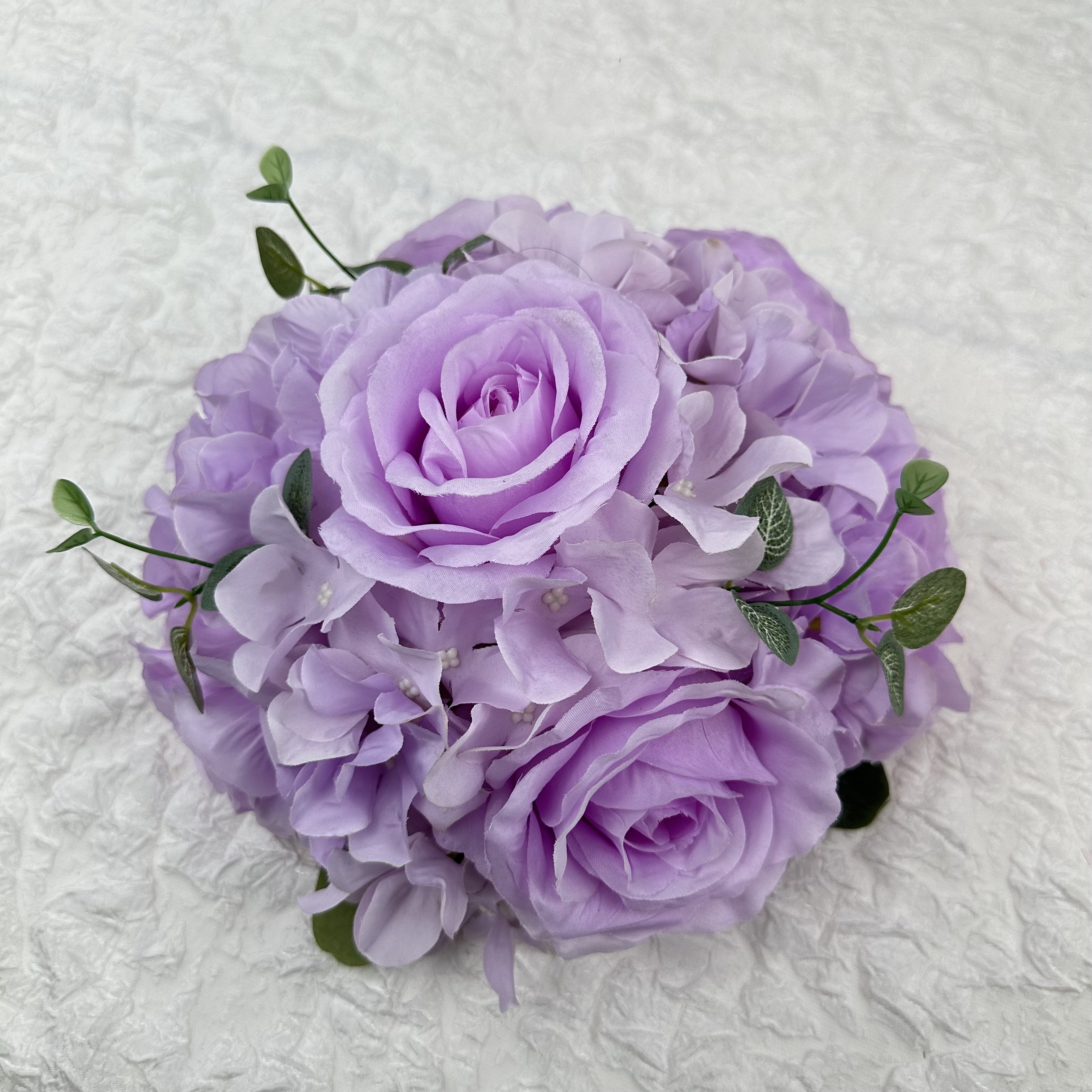 Wholesale Cheap High Quality Artificial Flower Small Dried Flowers 25Cm Artificial Rose Flower Ball