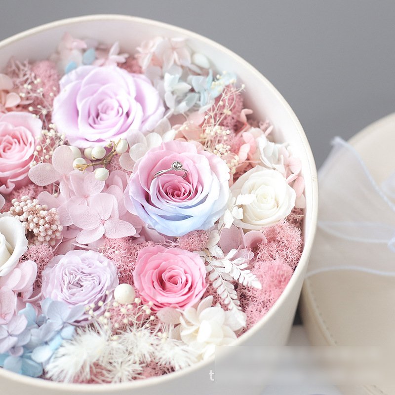 dried preserved mixed flowers preserved roses manufacturer preserved flowers plants preserved rose with gift box