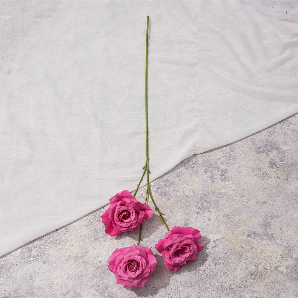 3 First rose roses garden roses wedding hall decoration silk flower road lead props flower arrangement wedding simulation flower