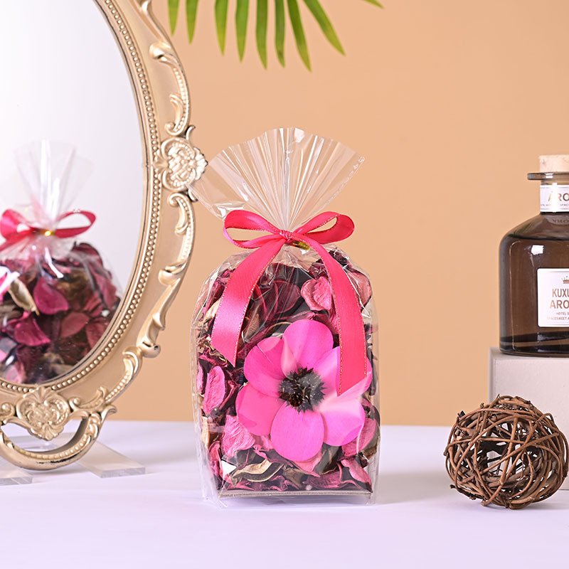 Dried Botanical Rose-Scented Sachet Aroma Long Lasting Room Air Freshener Decorative Dried Flower Potpourri Bag
