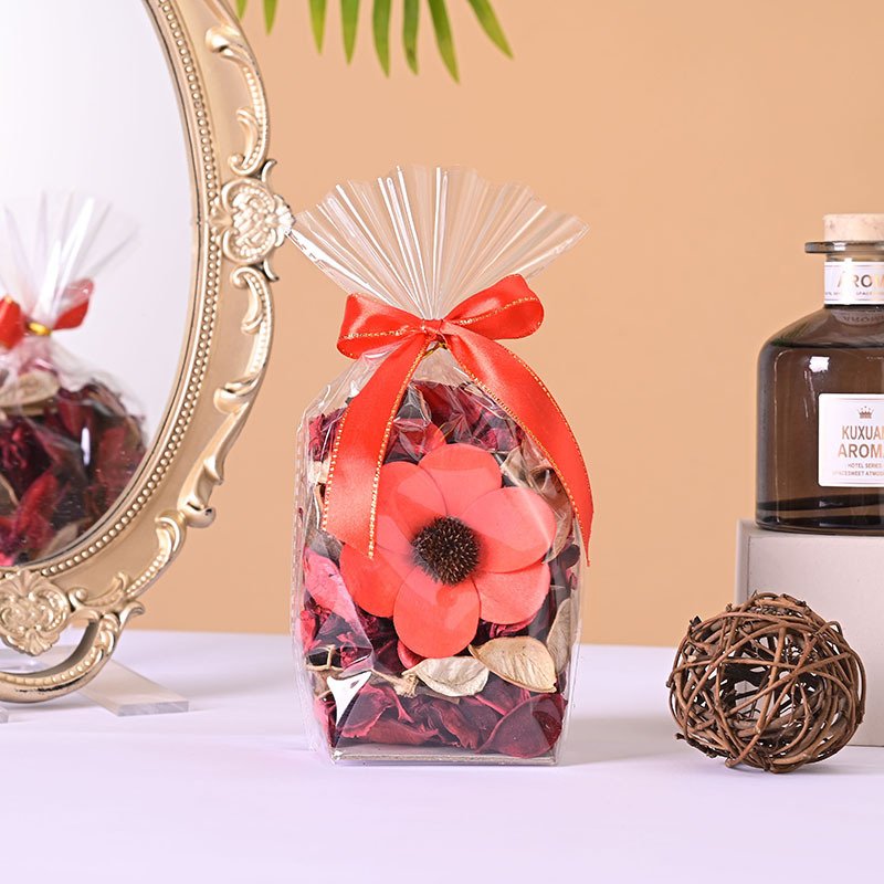 Dried Botanical Rose-Scented Sachet Aroma Long Lasting Room Air Freshener Decorative Dried Flower Potpourri Bag