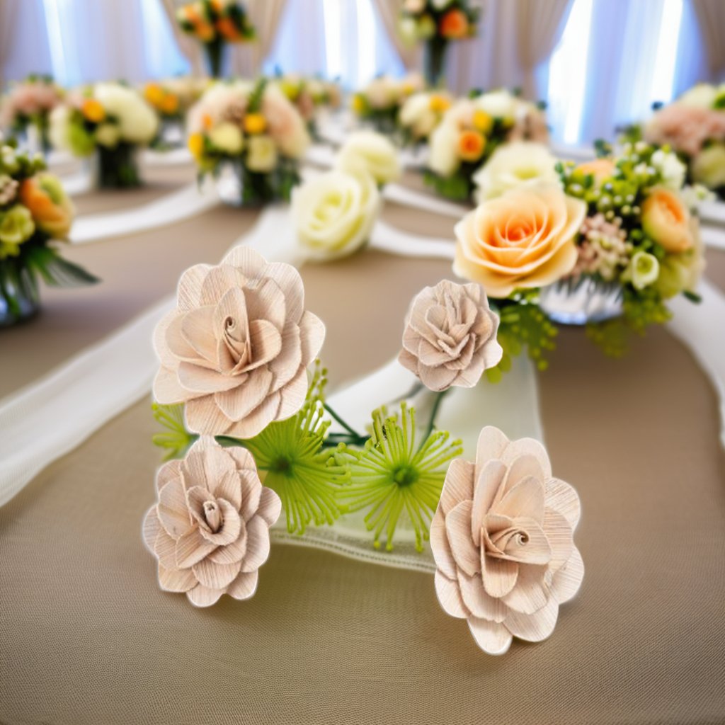 High Quality New 2024 Products Betal Rose Artificial Dried Flower For Home Wedding Decoration