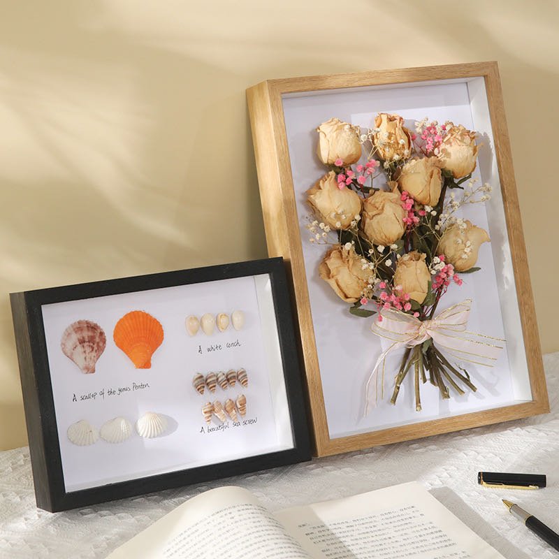 Best Selling Dried Flower DIY Display Case Wood Frame Blank Shadow Box Best Selling Cheap Price