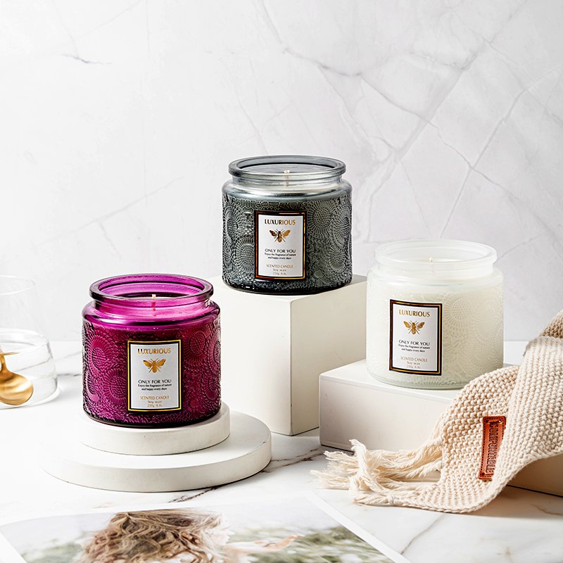 Soy wax Votive Jar Aromatic Candles Customized Scented Candle Wicks Glass Aromatherapy Cotton Eco-friendly Logo Easter
