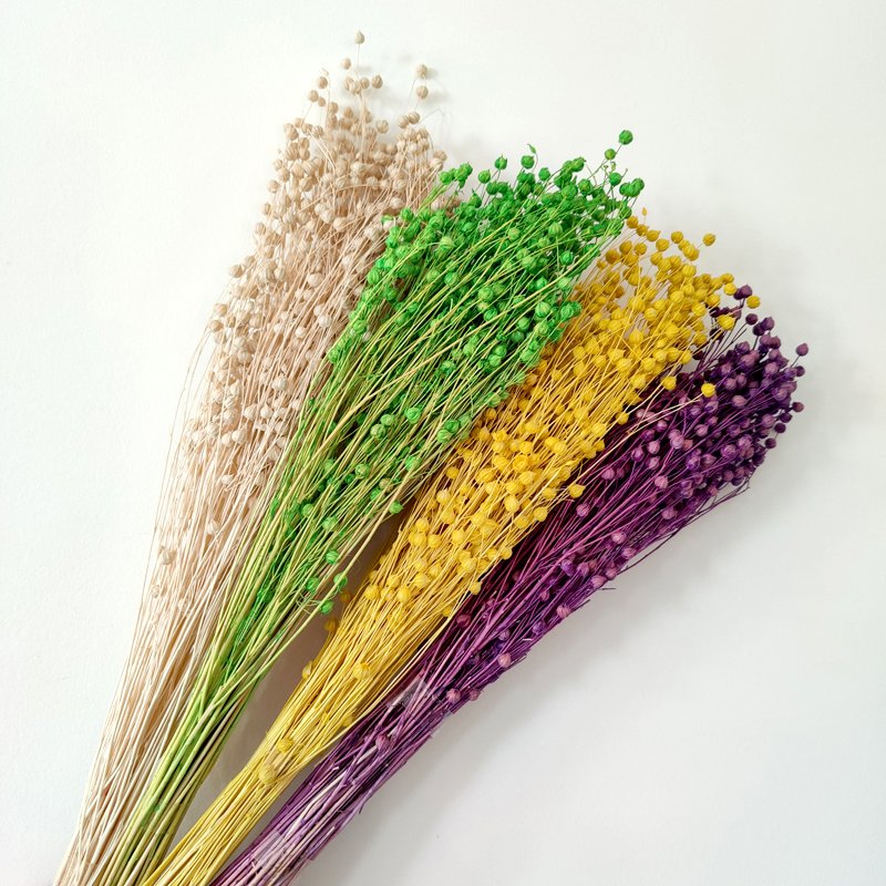 Dried Acacia Rich Beans Boho Decor Preserved Hypericum Berries Dried Linum Natural Flax Bunch Natural Dried Flowers