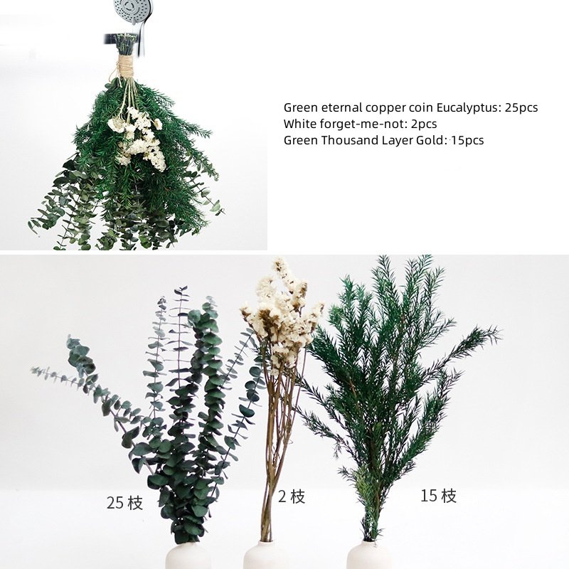 Wedding Decor Small Bouquets Flower Natural Dried Pampas Grass Mixed Flower Bouquet for Home Decoration