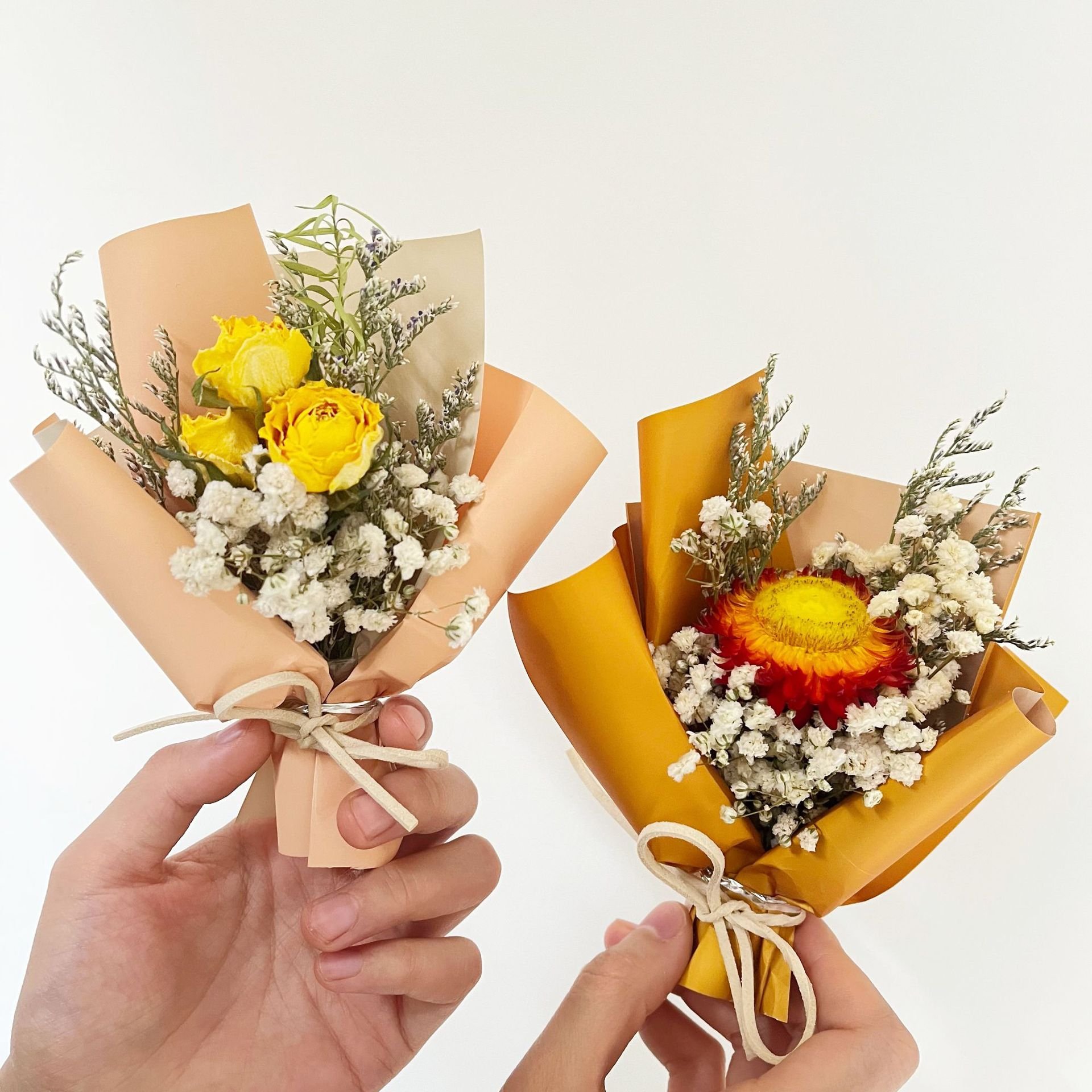 Plants Bouquet Valentines Day Gift Rose Forever Flowers Dried Preserved Flowers Christmas Gift for Women Girls Romantic Party