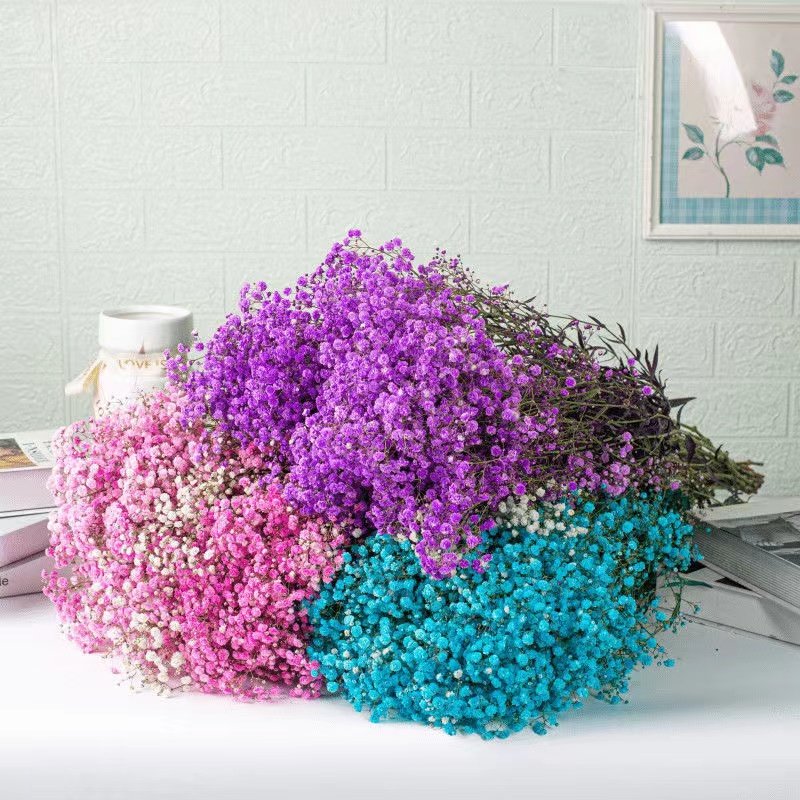 Yunnan hot flower bouquet Gypsophila bouquet packaging home decoration flower arrangement