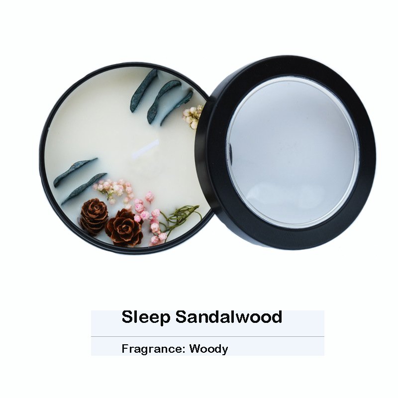 Hot Selling Single Dried Flower Aromatherapy Candle Everlasting Flower Essential Oil Aromatherapy Gifts