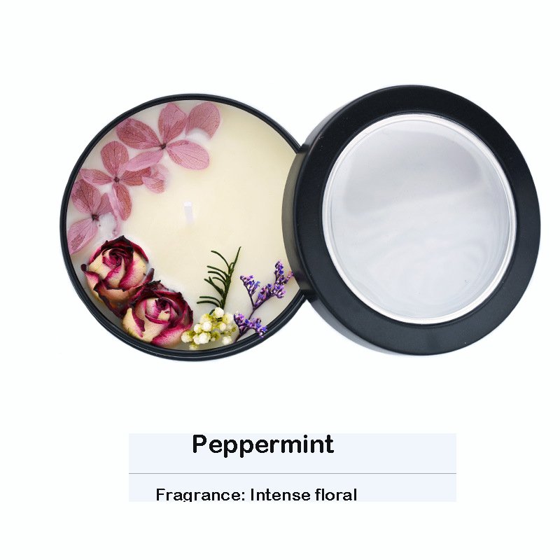 Hot Selling Single Dried Flower Aromatherapy Candle Everlasting Flower Essential Oil Aromatherapy Gifts