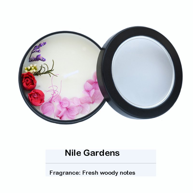 Hot Selling Single Dried Flower Aromatherapy Candle Everlasting Flower Essential Oil Aromatherapy Gifts