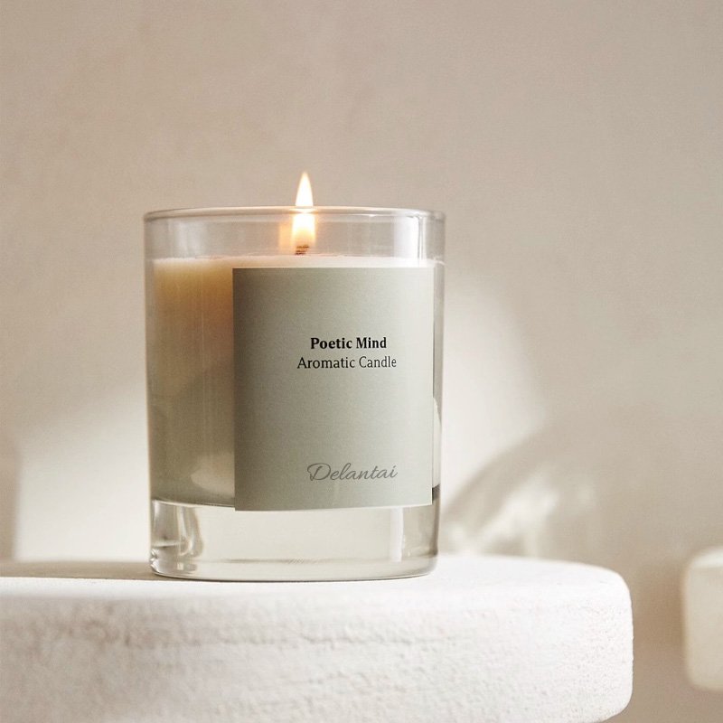 Custom Private Label 3 Wick Candles Scented Luxury Aromatherapy Spiritual Healing Crystal Candle Soy Glass Jar Scented Candles