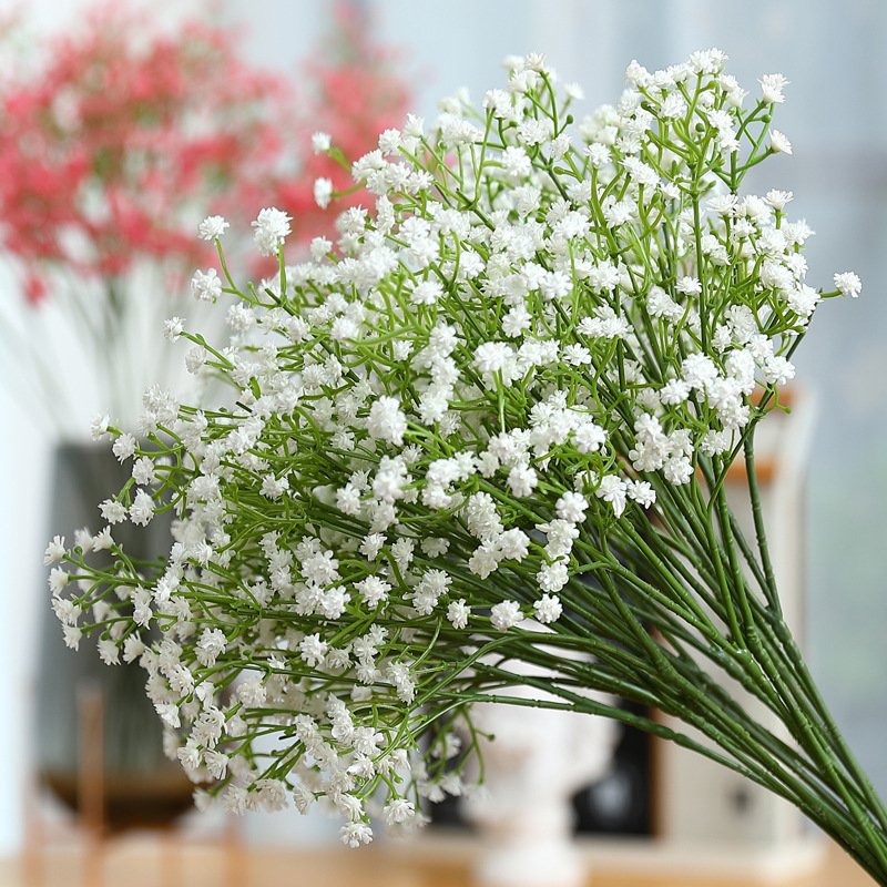 Simulation starry sky Dried flowers bouquet high-grade wholesale Artificial Flower wedding decoration flower soft glue starry ar