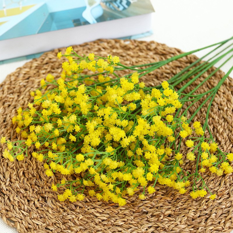 Simulation starry sky Dried flowers bouquet high-grade wholesale Artificial Flower wedding decoration flower soft glue starry ar