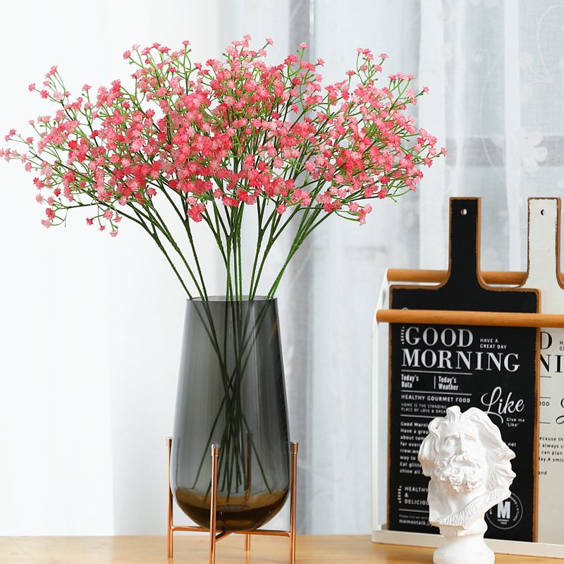 Simulation starry sky Dried flowers bouquet high-grade wholesale Artificial Flower wedding decoration flower soft glue starry ar