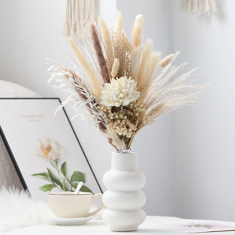 Wholesale hot preserved flowers natural dried flowers bouquet for wedding decoration