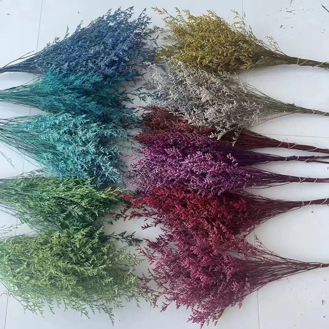 2024 the hot selling flowers valentine's day limonium/lover grass for wedding/home decoration preserved flower bouquet