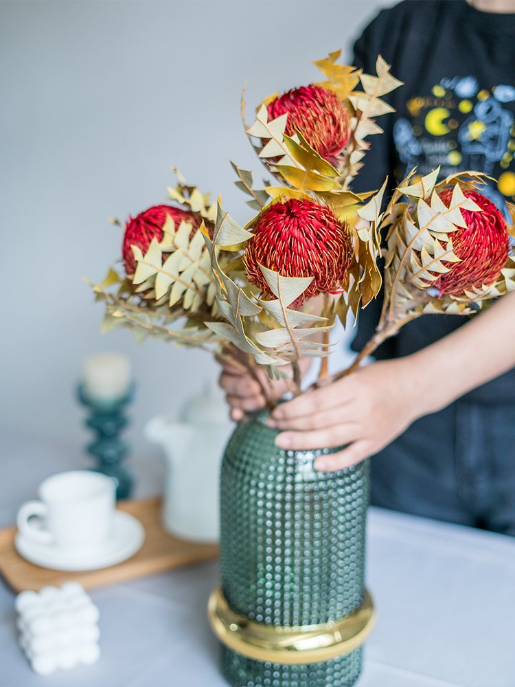 Sumflora garden decoration material dried flowers bouquet dry flowers banksia