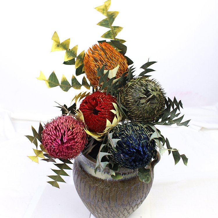Sumflora garden decoration material dried flowers bouquet dry flowers banksia