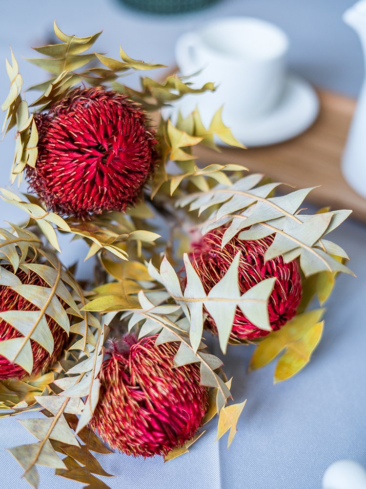 Sumflora garden decoration material dried flowers bouquet dry flowers banksia