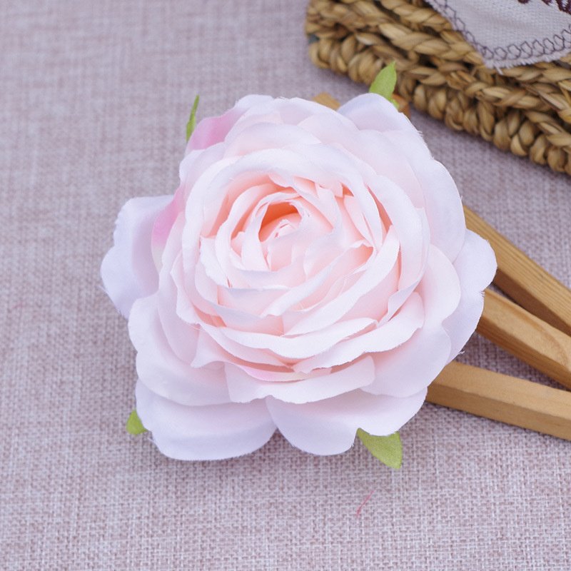 Wholesale 10CM Artificial Rose Heads INS Hot Style Silk Flower Heads for Wedding Arch Cars Decoration