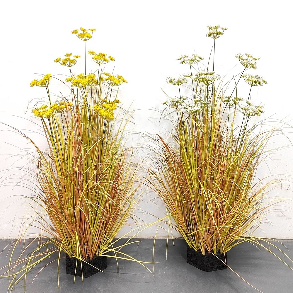 Pampas Grass Dried Flowers Hot Selling Home Wedding Decoration Fluffy Natural Reed Pampas Grass with pot