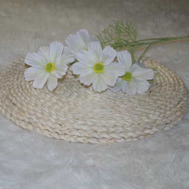 Single Stem Silks Artificial Gesang Bouquet 3D Printed Wedding Flower Decoration for Restaurants for Weddings and Events Gift
