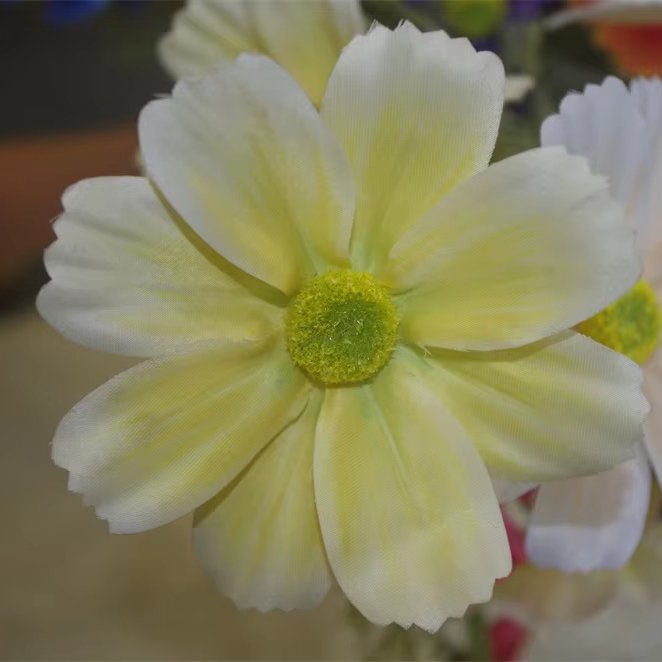 Single Stem Silks Artificial Gesang Bouquet 3D Printed Wedding Flower Decoration for Restaurants for Weddings and Events Gift