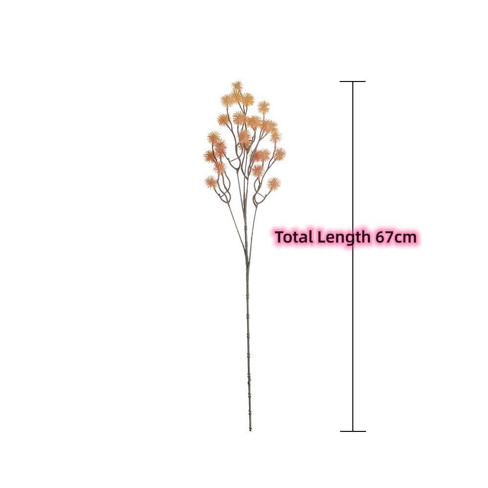 Sea Urchin Dandelion Artificial Flower White Purple Dried Flowers Decoration For Wedding Event Hot Sale Dandelion Flower Bouquet