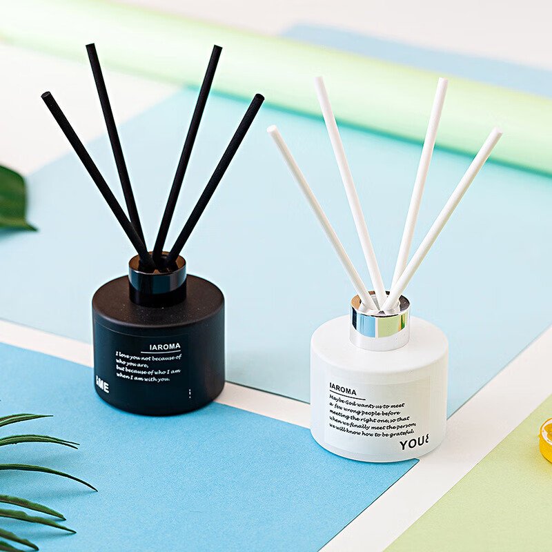 Dried flower arrangement without fire essential oil Empty bottle of incense dispenser send rattan diffuser contain