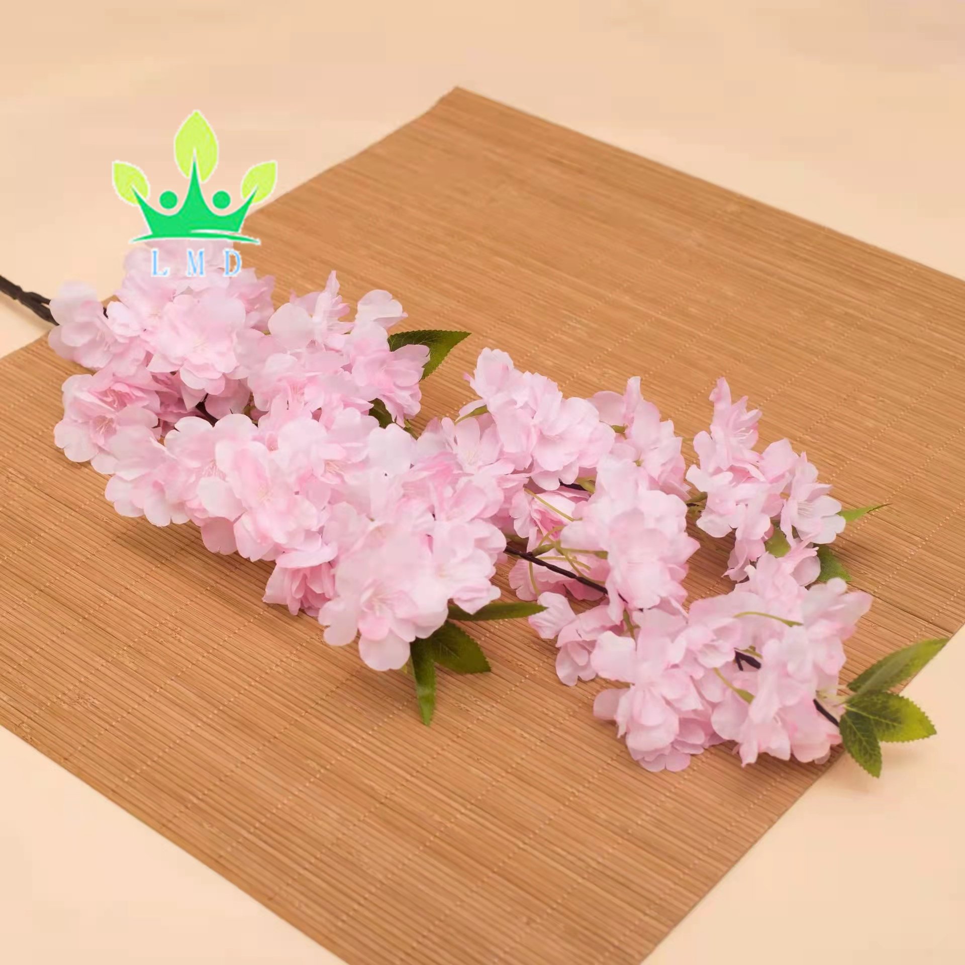 Artificial Cherry Blossom Branches Cherry Flowers Silk Tall artificial Flower Vase Arrangements for Home Wedding Decoration