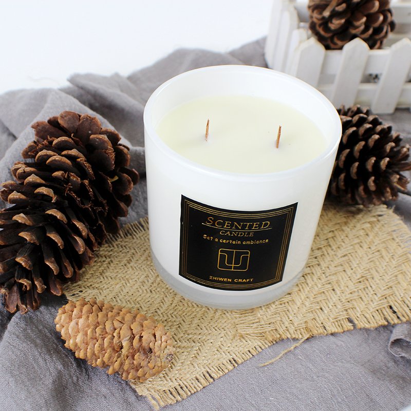High Quality Custom Hot Sale 2 Wick Or 3 Wick 14OZ Soy Wax 500 Pieces Scent And Color Scented Candles