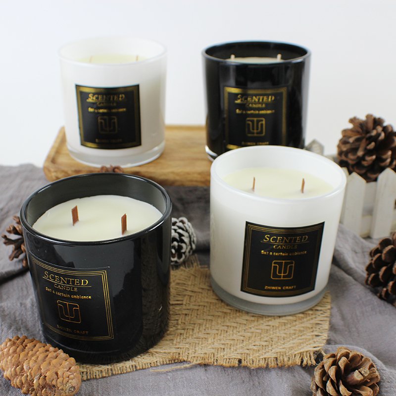High Quality Custom Hot Sale 2 Wick Or 3 Wick 14OZ Soy Wax 500 Pieces Scent And Color Scented Candles
