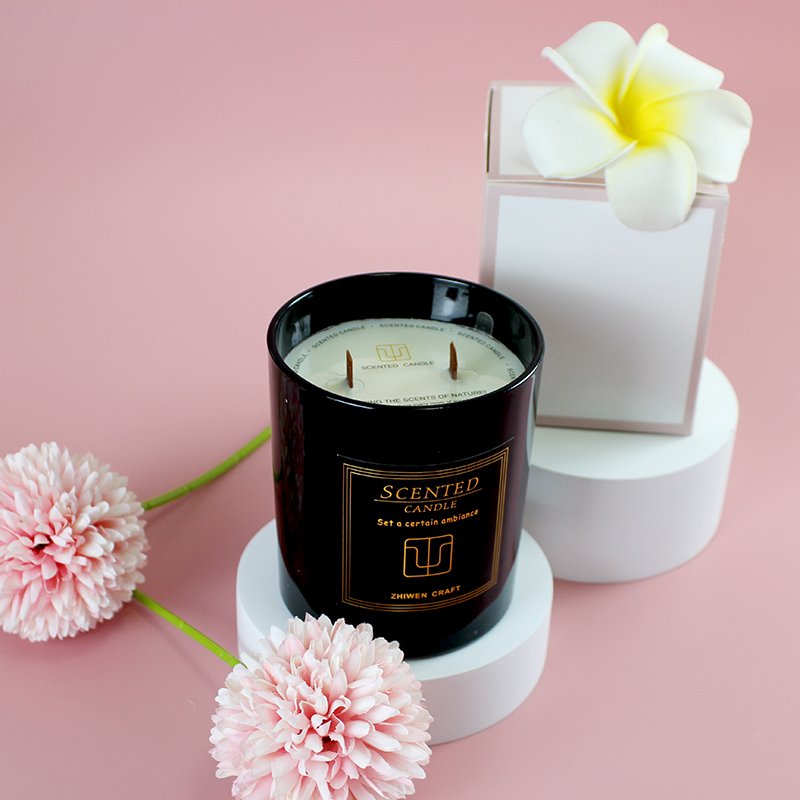 High Quality Custom Hot Sale 2 Wick Or 3 Wick 14OZ Soy Wax 500 Pieces Scent And Color Scented Candles