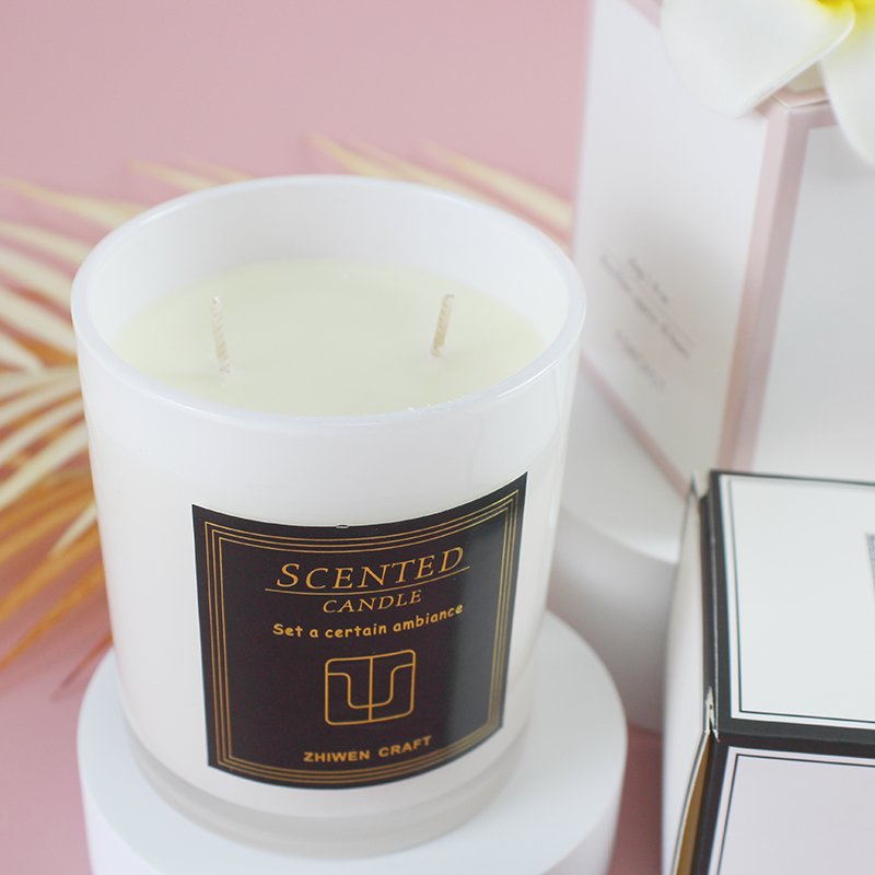 High Quality Custom Hot Sale 2 Wick Or 3 Wick 14OZ Soy Wax 500 Pieces Scent And Color Scented Candles