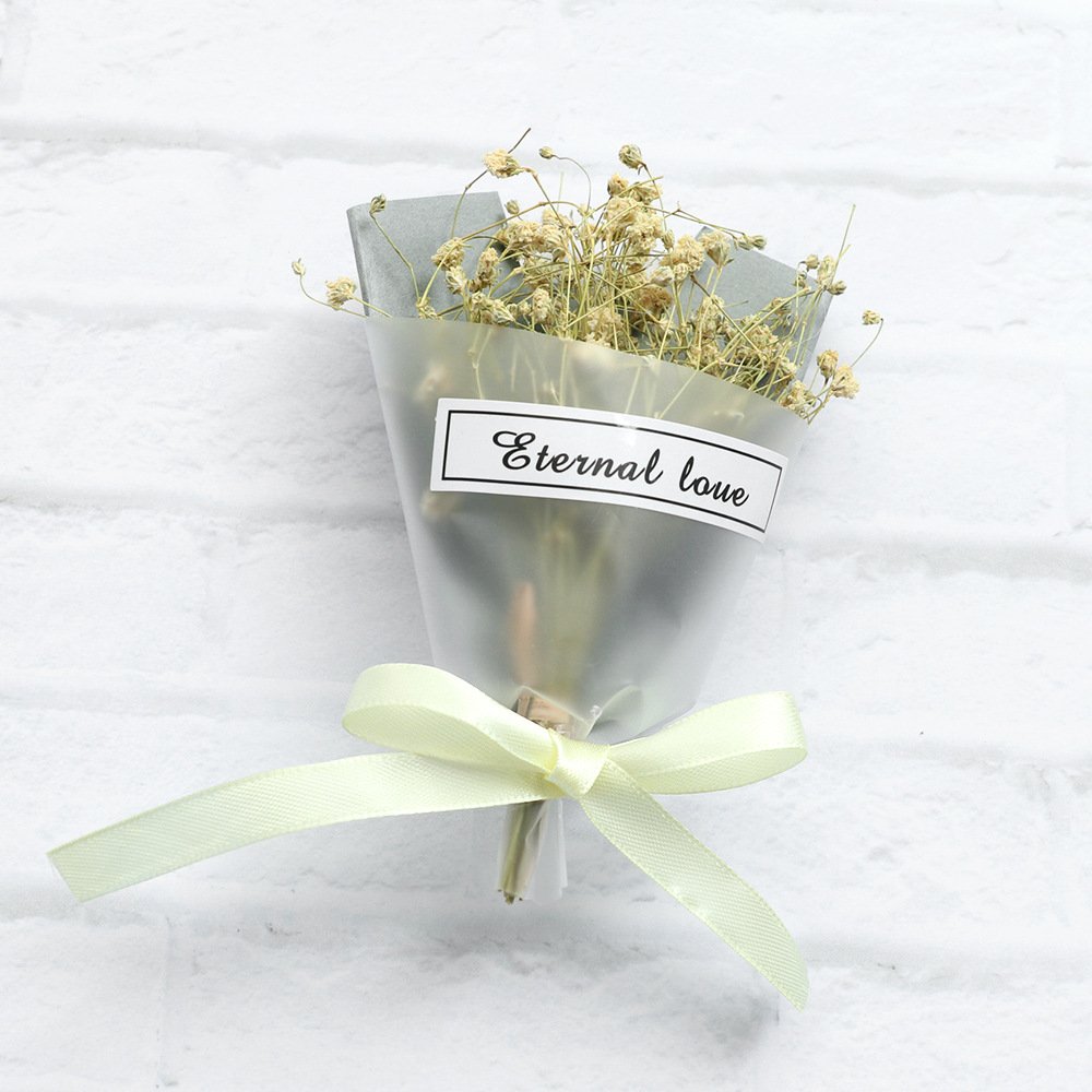 China Factory Wholesale Price Valentine's Day Flower Bouquet Artifical Mini Dried Flower Bouquet Gift