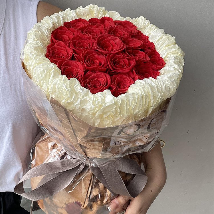 Wholesale Roman Style Valentine's Day Birthday Wedding Gifts Dried Beauty Natural Real Eternal Preserved Roses Flowers for Girls
