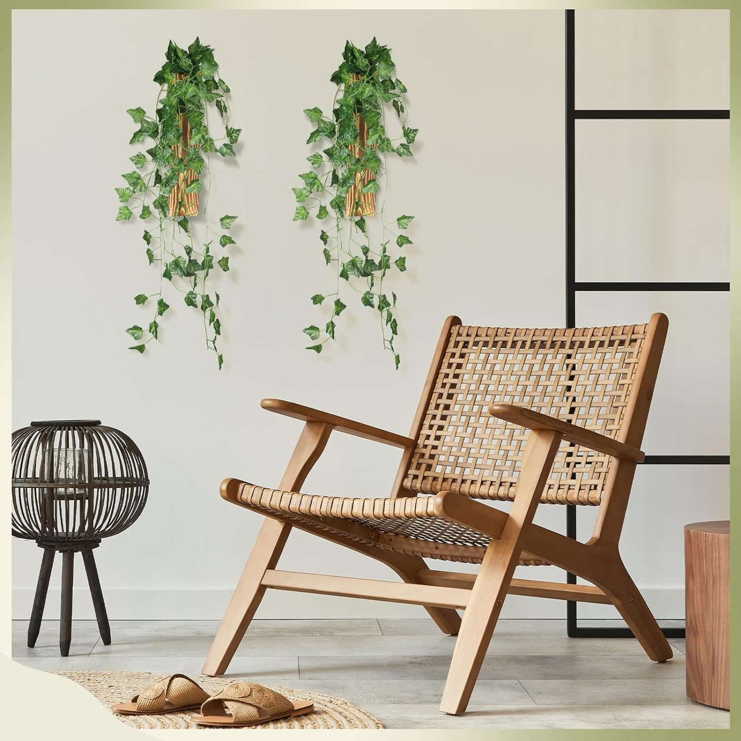 Wood Wall Decor Wooden Pocket Wall Vases Wall Planters for Indoor Plants Dried Flowers and Faux Greenery Plants