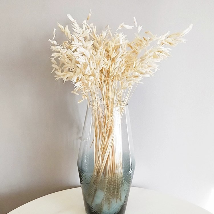 Sumflora High Quality Customized Luxury PVC Packing Conserved Natural Preserved flowers with Stem dried flowers wheat