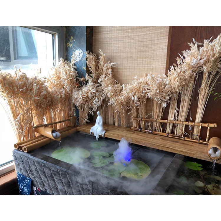 Sumflora High Quality Customized Luxury PVC Packing Conserved Natural Preserved flowers with Stem dried flowers wheat