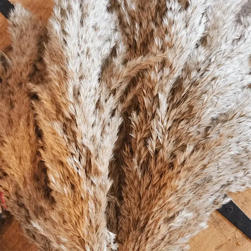 43CM Tall Fluffy Faux Pampas Grass Reeds Wedding Home Decor Table Decoration Flowers Artificial Pampas Grass