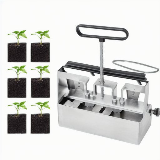 Manual soil block maker Handheld seedling maker soil blocker garden tool garden tool