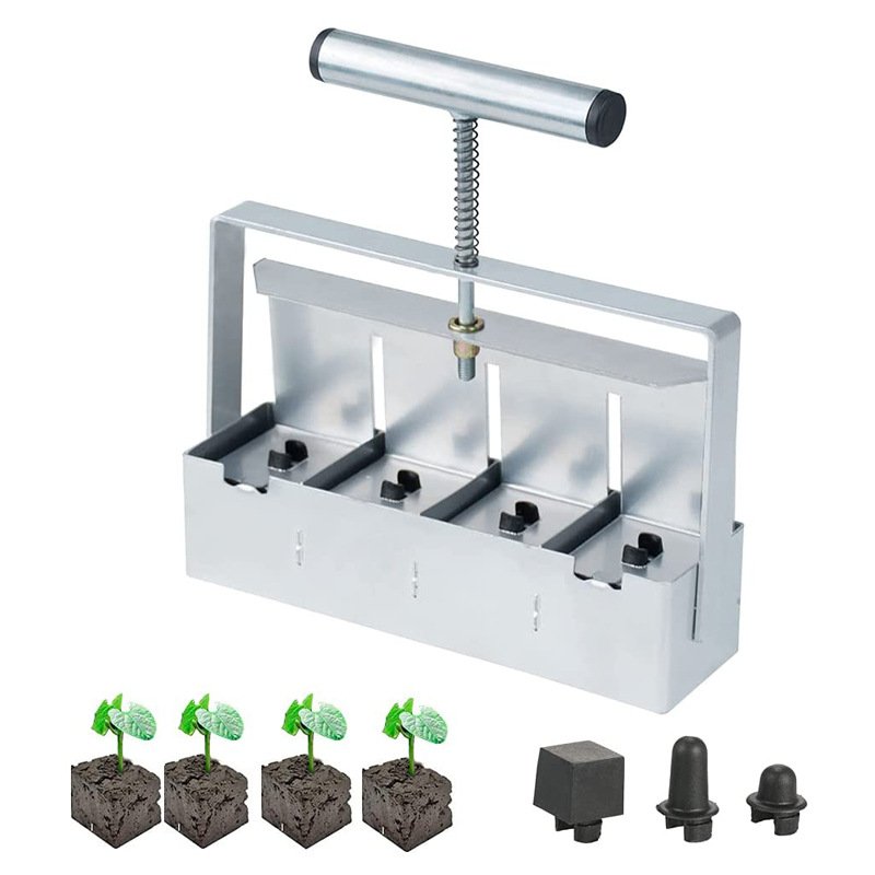 Manual soil block maker Handheld seedling maker soil blocker garden tool garden tool