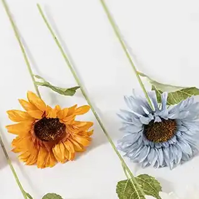 Manufacturers wholesale single sunflower color home decoration photography props floriculture