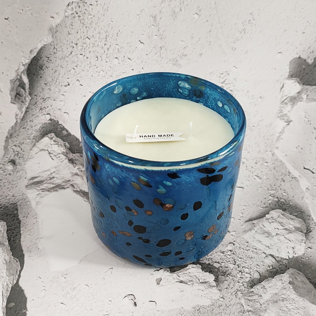 Wholesale Luxury Handmade Gift Smokeless candles scented Perfume Candle By hand glass