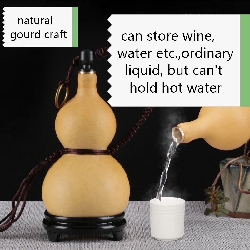 Dried Natural Gourd, Wine gourd, Cucurbit Lagenaria siceraria Calabash for Home Decor