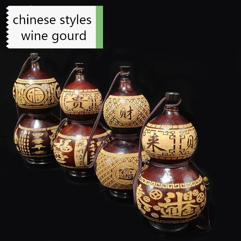Dried Natural Gourd, Wine gourd, Cucurbit Lagenaria siceraria Calabash for Home Decor
