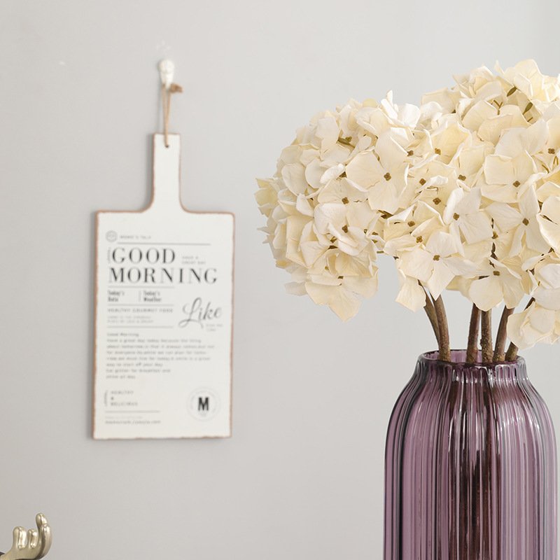 2023 Latest High Quality Wedding Decorative Flowers Real Feel Natural Preserved Flower Dried Flowers Hydrangea